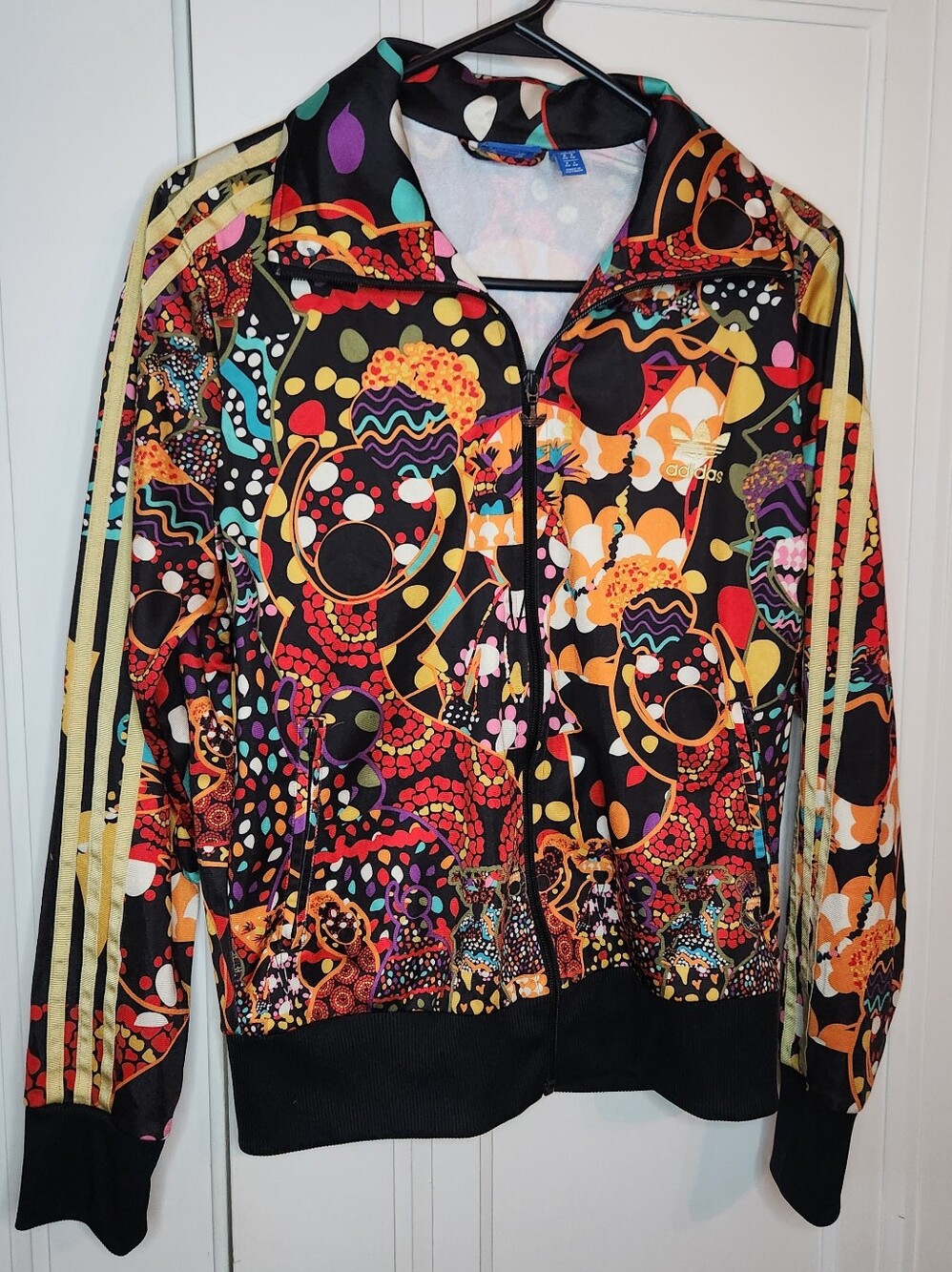RARE Adidas Originals x Farm Rio Maracatu Firebird Track Jacket Womens L Large